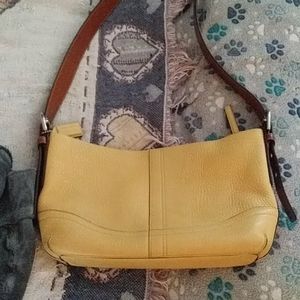 EUC. COACH YELLOW convertable bag